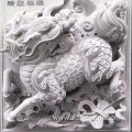 Customized stone carving unicorn